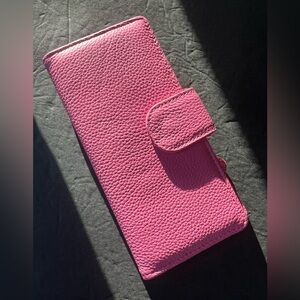 Pink Leather Wallet